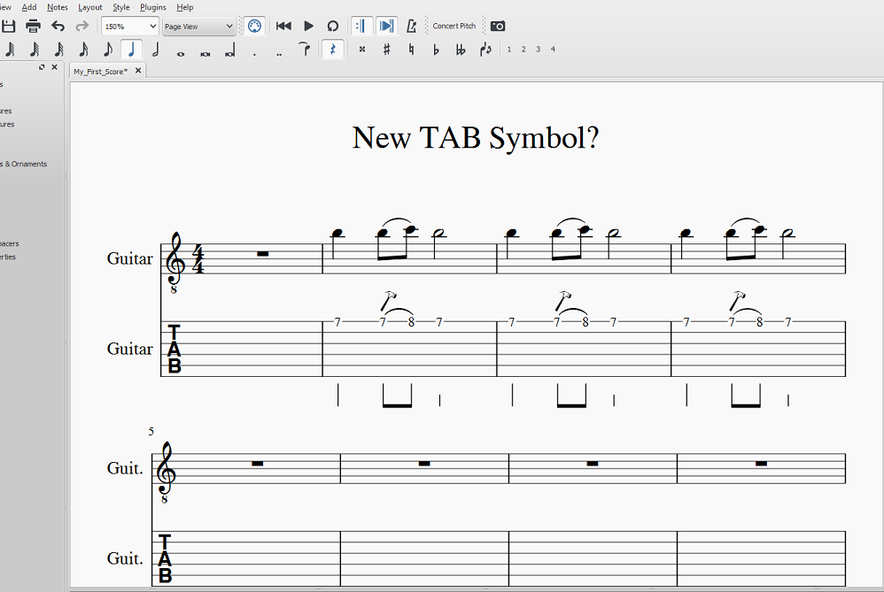 Master Palette And Tab Musescore 8875